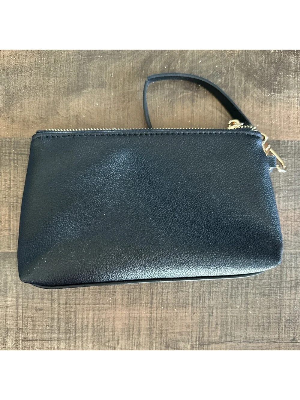 Anne Klein Black Wristlet and Glasses Case Set